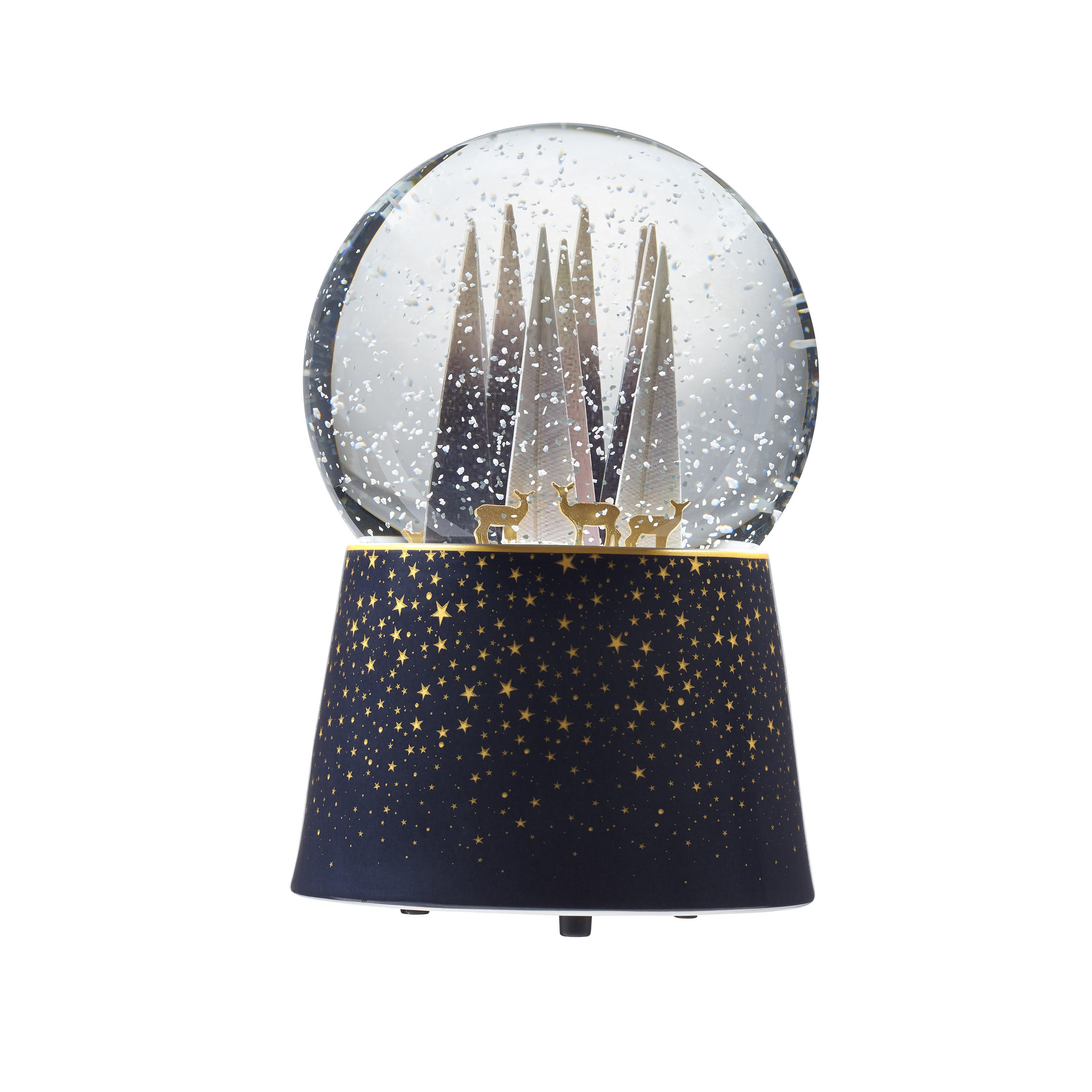 Sara Miller London Frosted Pines Snowglobe image number null